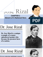Jose Rizal: Advent of A National Hero