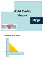 Weld Profile Shapes