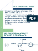 Implementation of Finite Automat in Code