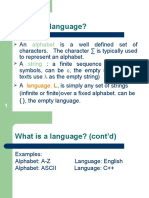 What Is A Language?: Alphabet