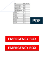 emergency box list