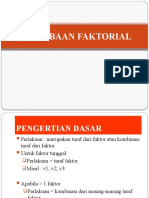 Pertemuan 5 Percobaan Faktorial