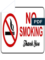 No Smoking