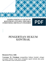 Perbandingan Hukum Kontrak Antara Negara Indonesia Dengan Inggris