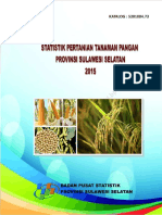 Statistik Pertanian Tanaman Pangan Provinsi Sulawesi Selatan 2015