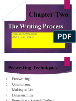 Chapter Two: The Writing Process