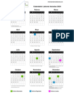 Calendario Laboral Asturias 2024: Enero Febrero Marzo