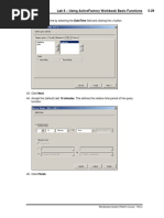 Lab 8 - Using Activefactory Workbook Basic Functions 5-29