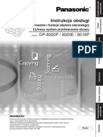 Panasonic DP 8016 DP 8020 Instrukcja Obsługi