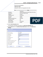 Lab 23 - Configuring Data Sources 12-15: Parameter Value