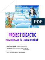 Proiect Didactic Comunicare