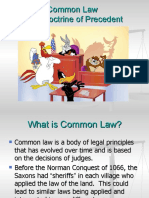 Common Law The Doctrine of Precedent