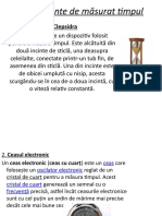 Instrumente de Măsurat Timpul - Referat - Fizica - AdamCristianAndrei