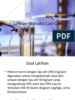 Latihan Ekstraksi Cair-Cair