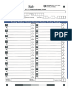 Reading Answer Key