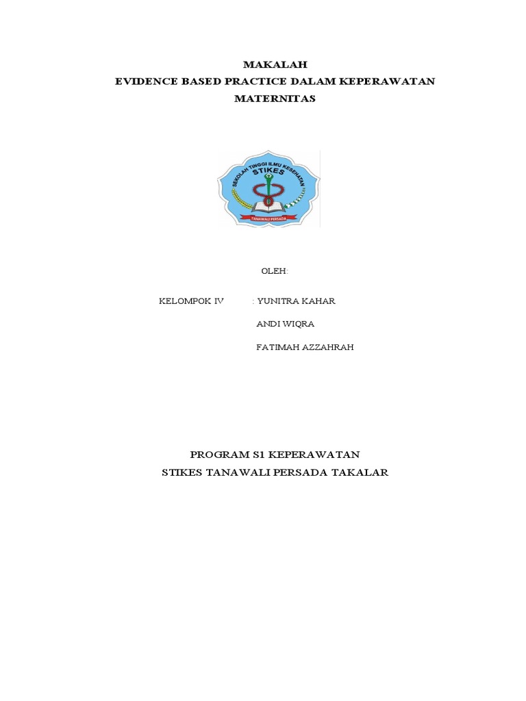 EBP dalam Keperawatan Maternitas | PDF