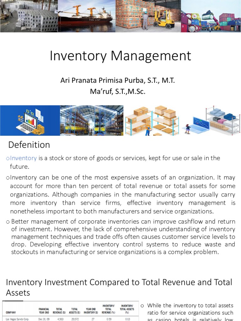 Inventory Management (Pertemuan V) | PDF | Inventory | Demand