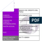 Cuenta Corriente Euroclinic