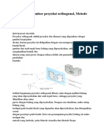 Materi Jenis Gambar Proyeksi Orthogonal