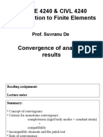 14. Convergence Analysis of FEM Results (Lec 17)