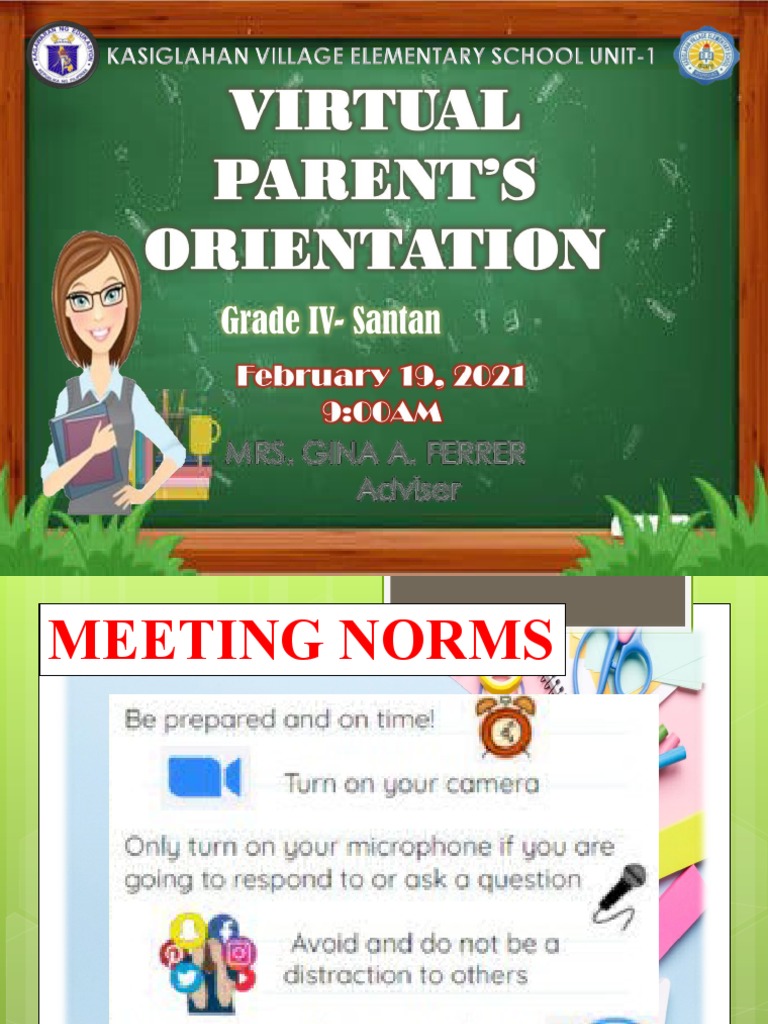 2nd Virtual Orientation Pdf