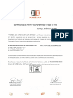 Certificado de Madera
