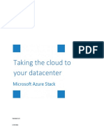 Bring the Cloud to Your Datacenter Microsoft Azure Stack