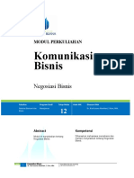 Modul 12 - Negosiasi Bisnis