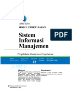 Modul Sistem Informasi Manajemen (TM12) Manajemen Pengetahuan
