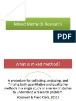 Mixed Methods Designs