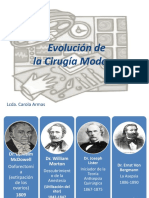 Evolucion de La Cirugia Moderna