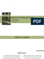 History of LAndscape Design - Sejarah Arsitektur Lanskap