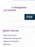 Lecture - 9 - Filesystem Managementand Backups