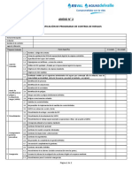 Anexo 2 - Lista de Verificación de Programas de Control de Riesgos