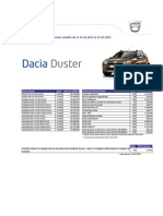 Tarife Dacia S07