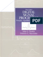 Editable Digital Signal Processing Principles Algorithms and Applications Third Edition