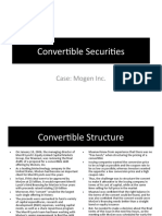 Convertible Securities: Case: Mogen Inc