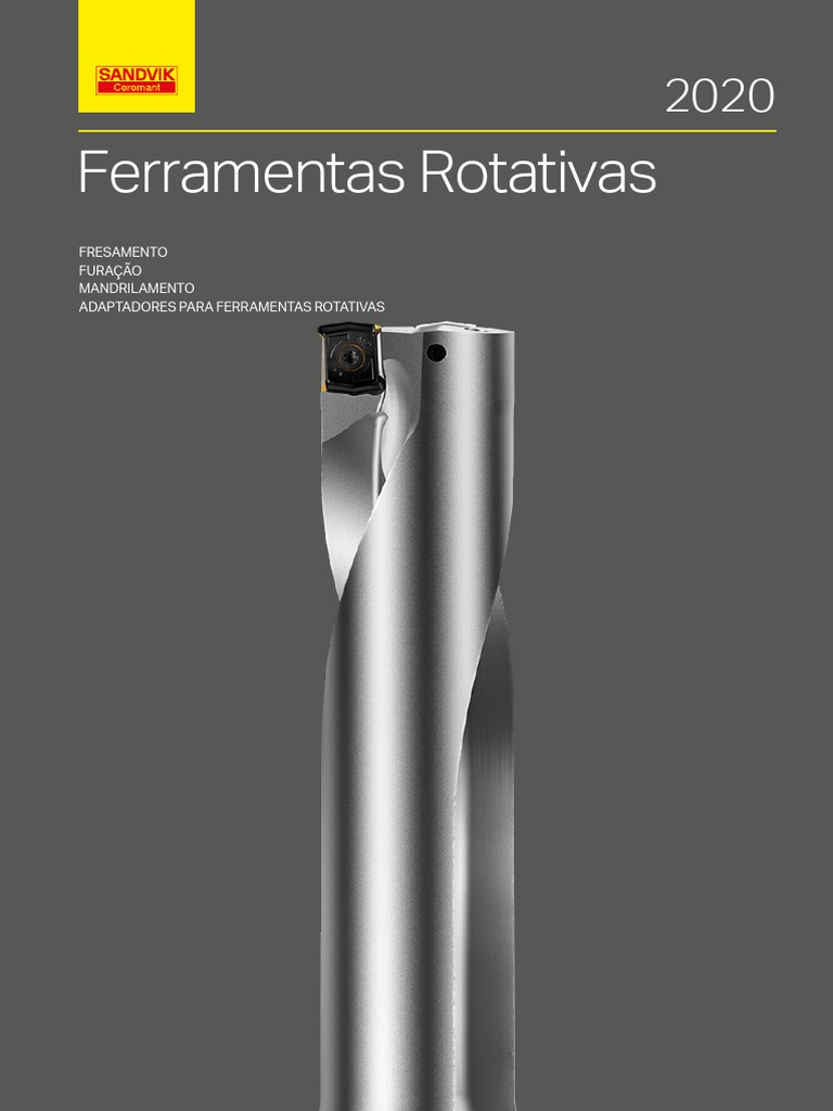 Catálogo Da Sandvik Coromant para Usinagem PDF Metais Máquinas