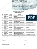 Agenda Kegiatan Pimpinan