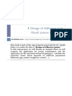 Mini-Project Design of Adhesive Joints