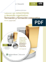 Gestión Del Conocimiento y Desarrollo Organizativo. Formación y Formación Corporativa - Joaquín Gairin Sallán