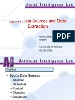 Sports Data Sources and