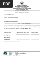 BDO Letter of Request For SOA | PDF