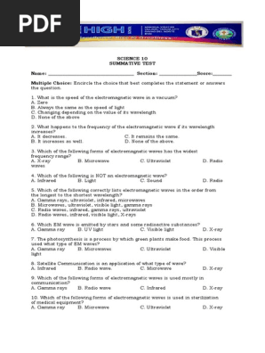 Q2_SCIENCE 10 Summative Test