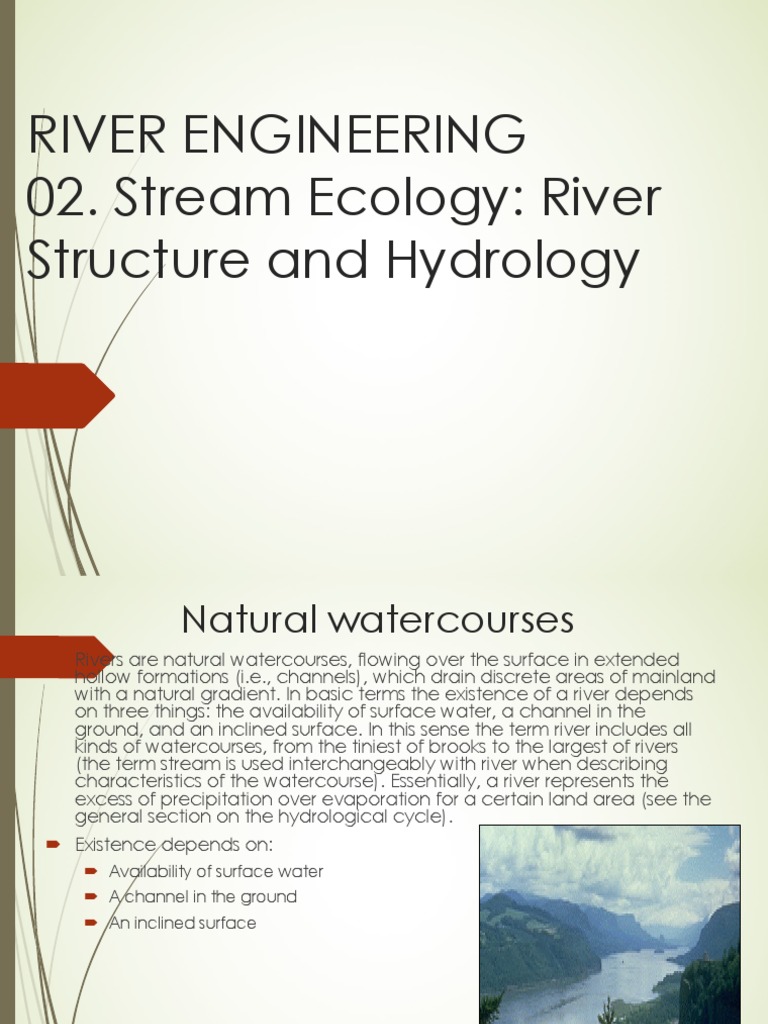 River Structure & Hydrology Guide | PDF | Stream | River