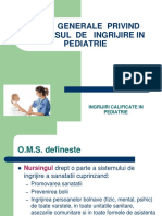 Ingrijiri Calificate in Pediatrie