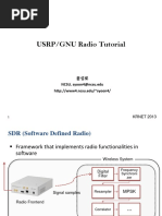 USRP/GNU Radio Tutorial: 윤성로 NCSU, syoon4@ncsu.edu