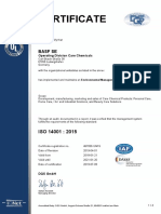 Care Chemicals - ISO 14001 (Global)