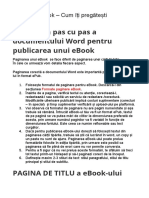 Paginare Ebook