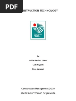 Download CONSTRUSTION TECHNOLOGY ASSIGNMENT by Sinta Larasati SN49463292 doc pdf